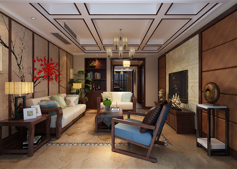 金怡家園176平家庭裝修 浠水東南亞風(fēng)格裝修